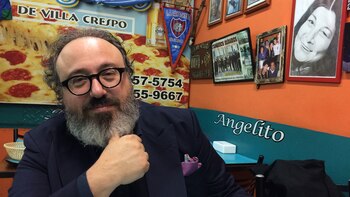 En una reconocida pizzería de