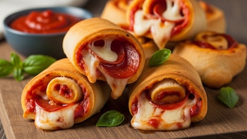 Rollitos de pizza caseros: receta fácil, crujiente y llena de sabor