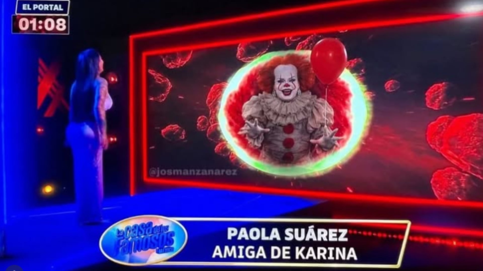 Memes virales y comparaciones con el payaso “Eso”: la participación de Paola Suárez en La Casa de los Famosos(RS)