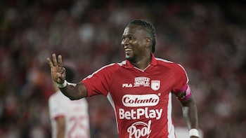 Hugo Rodallega se refirió a la victoria de Santa Fe en la Sudamericana contra River Plate: “Vencimos a un gigante del mundo”