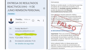 Estos son los correos fraudulentos sobre pruebas médicas no solicitadas - crédito Secretaría de Seguridad de Bogotá