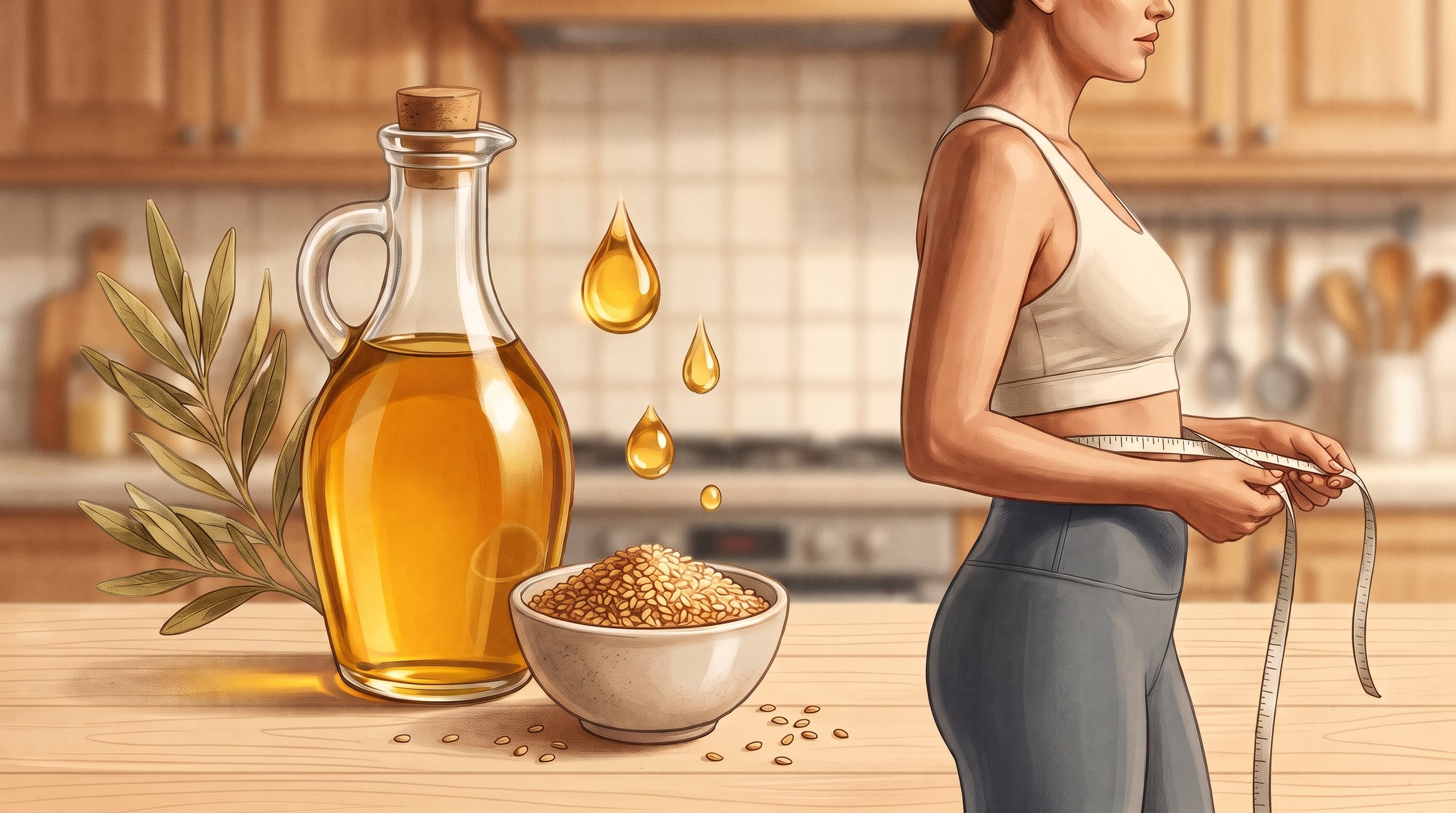 El efecto del aceite de cártamo sobre la pérdida de peso, según una revisión de estudios científicos