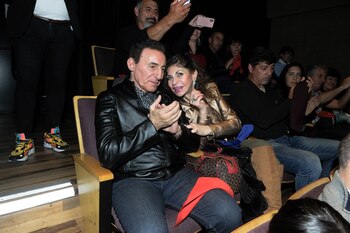 Norberto Marcos junto a Vicky