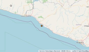 Temblor reportado en Guerrero.
(SSN)