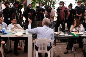 El candidato presidencial chileno José