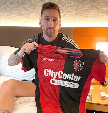Lionel Messi con la nueva