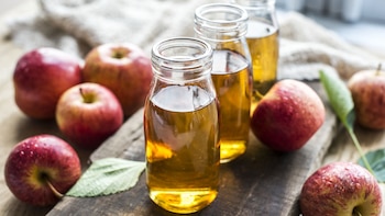 El vinagre actúa como barrera