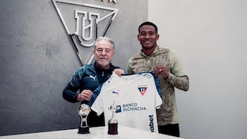 Presidente de LDU de Quito explicó por qué surgió el interés en José Carabalí: “Fue un pedido de Tiago Nunes”