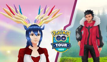 Pantalla de Pokémon GO mostrando versiones Shiny de Pikachu con disfraz, Chespin, Fennekin y Froakie