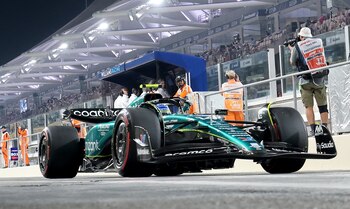 Fernando Alonso durante el GP