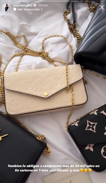 Vanessa López presume los costosos objetos que le compró su novio.