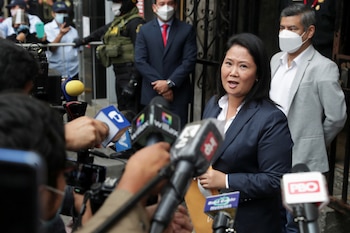 Keiko Fujimori, candidata presidencial de