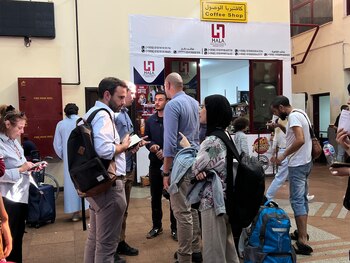 Ciudadanos extranjeros en el paso