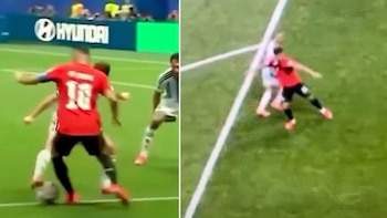 Los videos que descartan los reclamos de penal que hizo Egipto antes del gol de la clasificación de Enzo Fernández