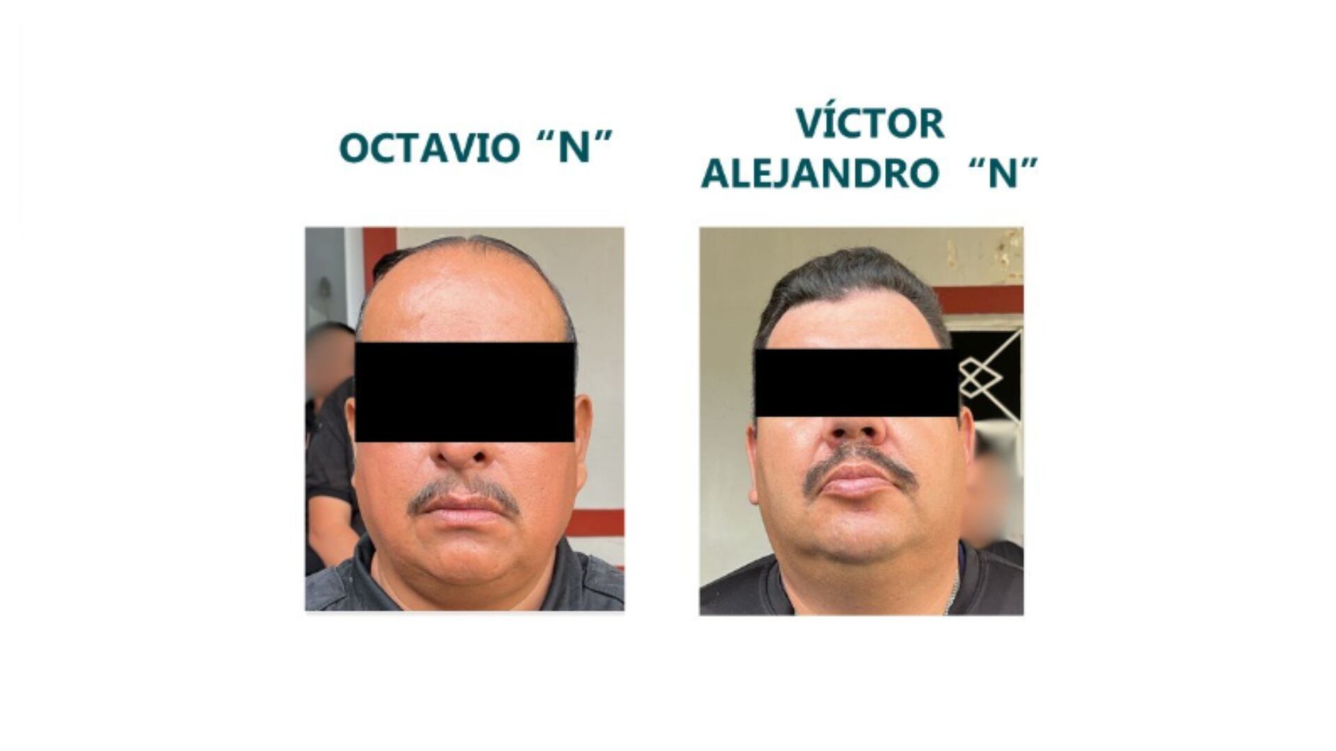Las autoridades detivieron a dos policías al comprobarse que entregaron a un ciudadano colombiano al crimen organizado y retener a otra persona de la misma nacionalidad Foto: Fiscalía Jalisco