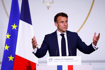 Emmanuel Macron (REUTERS/Sarah Meyssonnier/Pool)