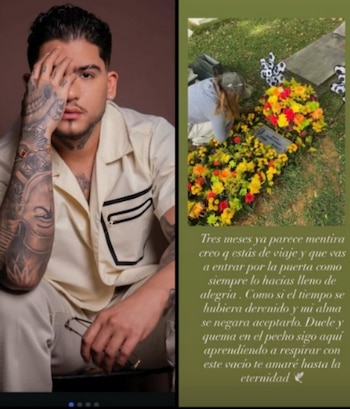 La madre del fallecido cantante