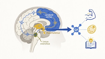 Descubren el circuito cerebral que convierte el sueño profundo en músculo, menos grasa y mejor memoria