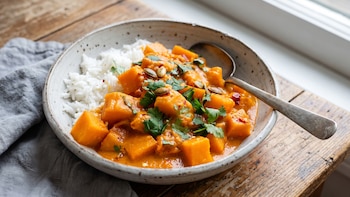 Receta de curry de calabaza, rápida y fácil