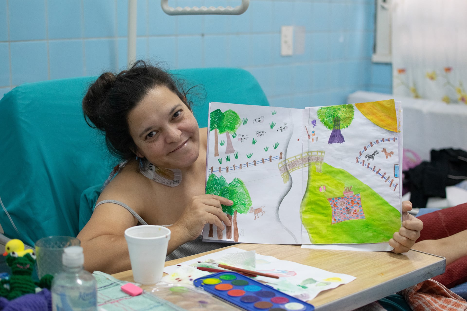 Desde hace más de 10 años, esta organización sin fines de lucro ha acompañado a pacientes y familias a través de la práctica artística