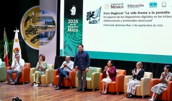 Mario Delgado SEP uso de Celulares y pantallas escuelas