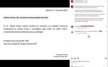 El comunicado de la familia