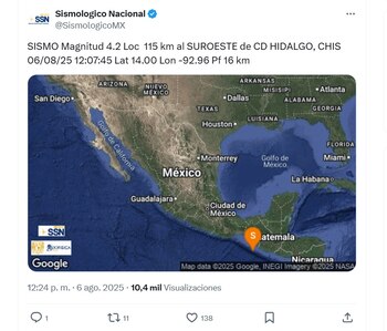 (X/ @SismologicoMX)