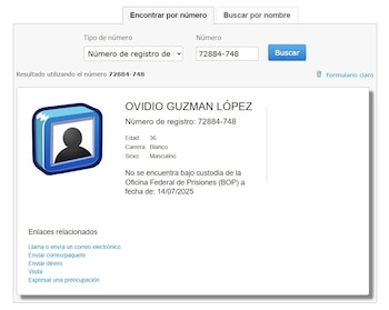 A tres años de su extradición a EEUU, Ovidio Guzmán López no esta dentro de una prisión ni se conoce su paradero