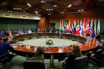 Vista general de la sala