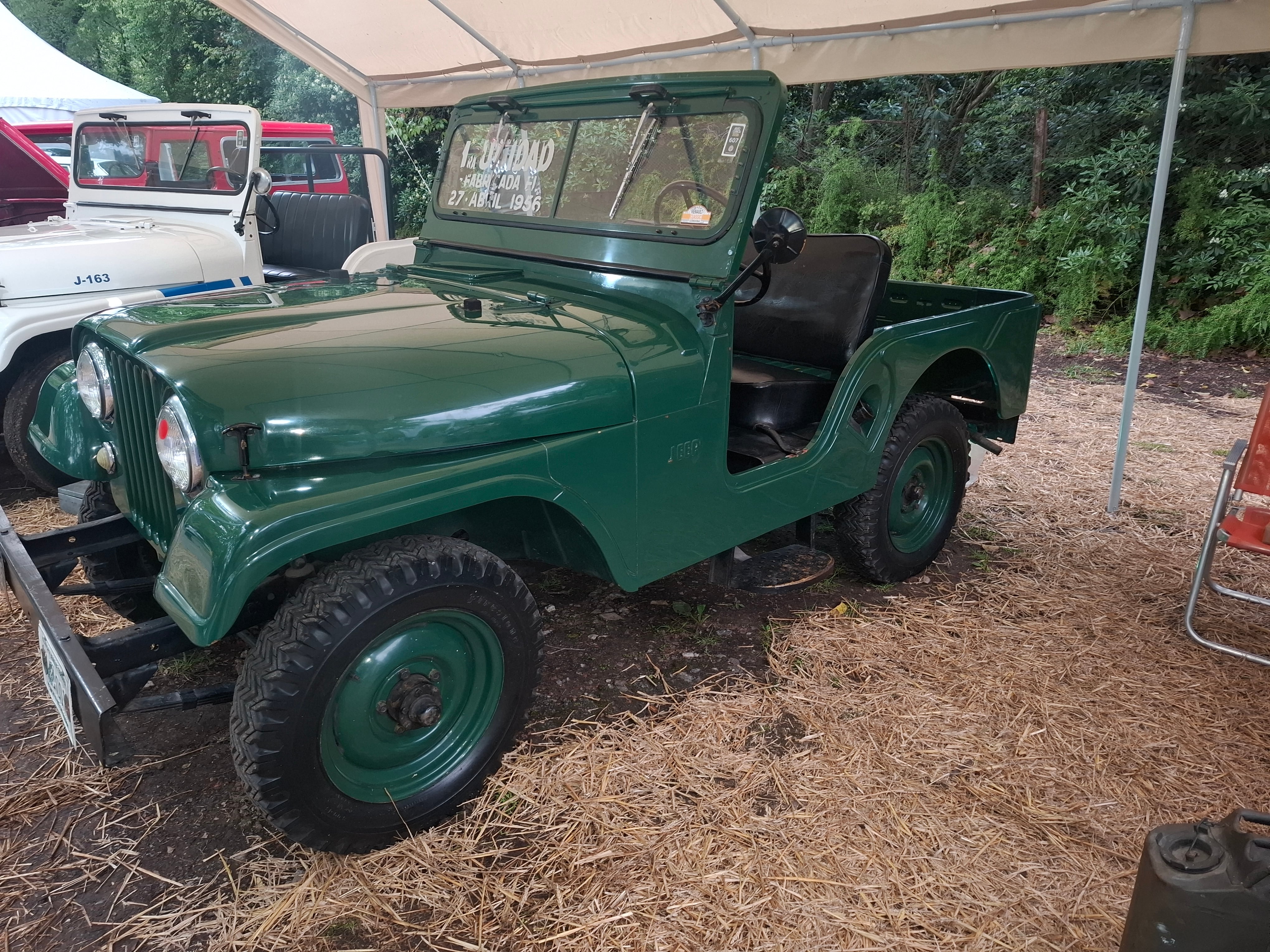 El primer Jeep fabricado por IKA el 27 de abril de 1956
