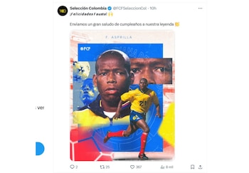 El exdelantero cumplió 55 años