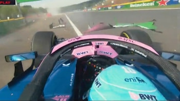 Pierre Gasly protagonizó un brutal accidente y destrozó su Alpine en la práctica del GP de Bélgica: “Perdí el control por completo”