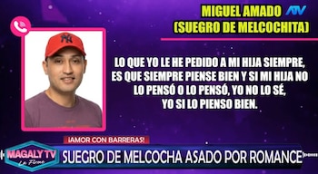Heydi Amado asegura que nadie destruirá su relación con Melcochita. Captura: Magaly TV La Firme.