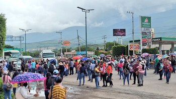 El bloqueo duró aproximadamente cuatro