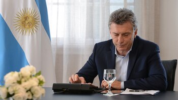 El ex presidente Mauricio Macri