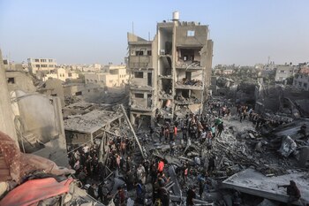 Franja de Gaza (Mohammed Talatene/dpa)