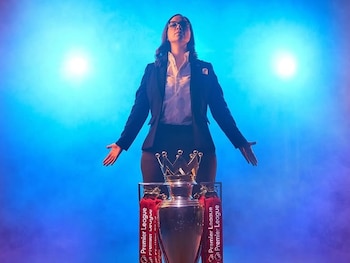 Majo González relató la final PSG vs Arsenal en habla hispana