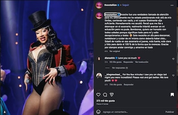 Megan Thee Stallion reveló los sintómas que sufrió en medio del espectáculo. (Instagram)