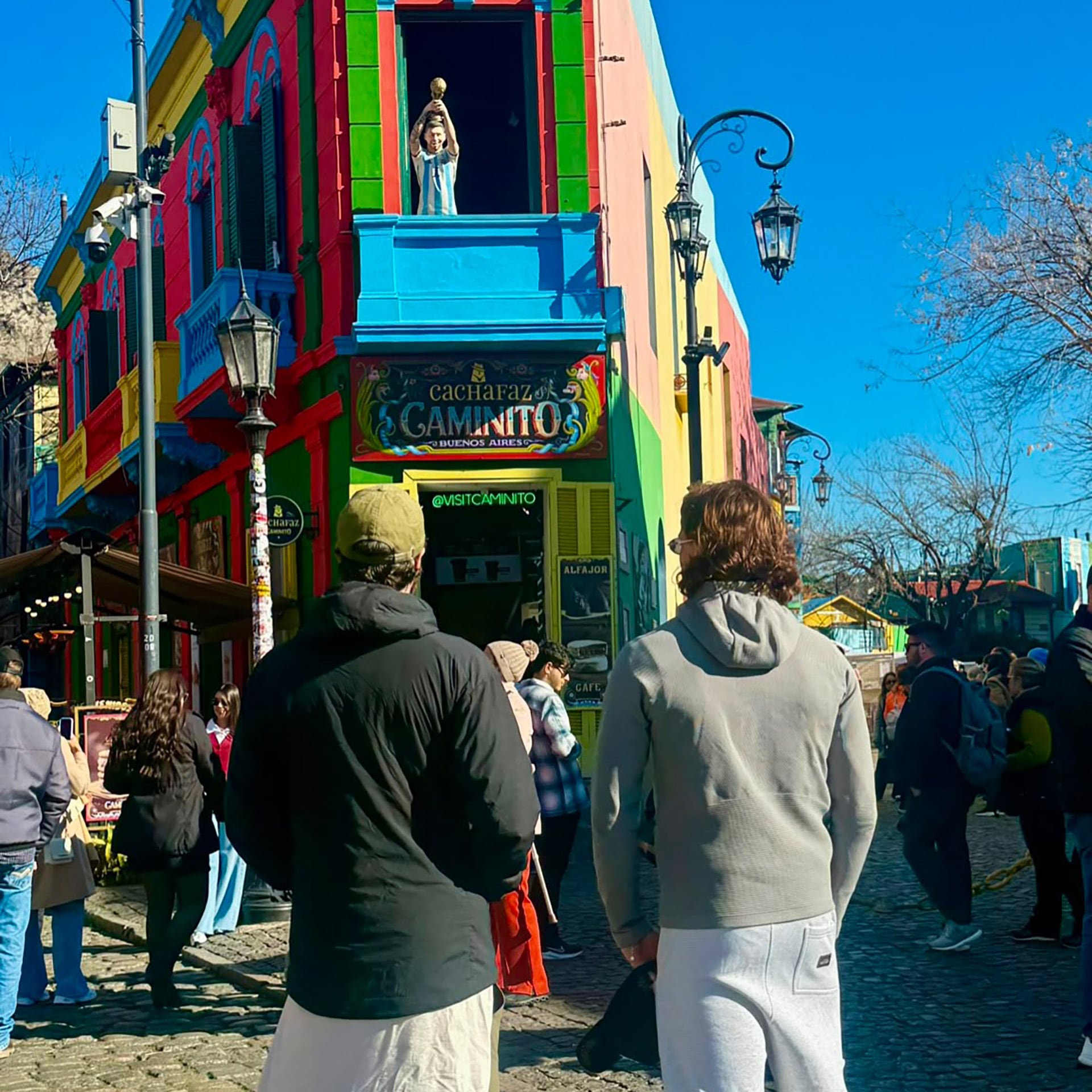 Las fotos de Riccardo Calafiori en sus vacaciones por Buenos Aires