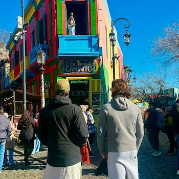 Riccardo Calafiori de vacaciones en Buenos Aires