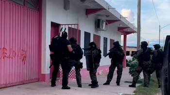 Uno de los inmuebles allanados