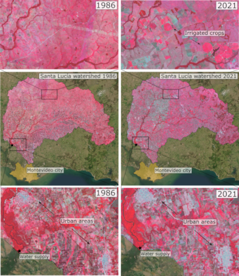 La visualización del mapa del