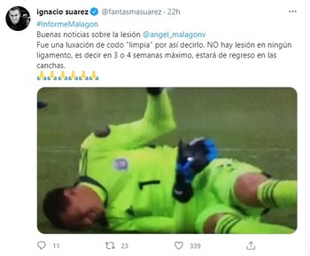 (Foto: captura de pantalla Twitter/@fantasmasuarez)