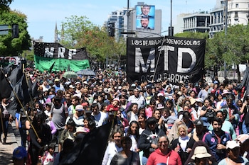 Una multitud se movilizó por