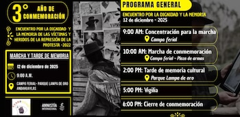 Programación oficial de las actividades