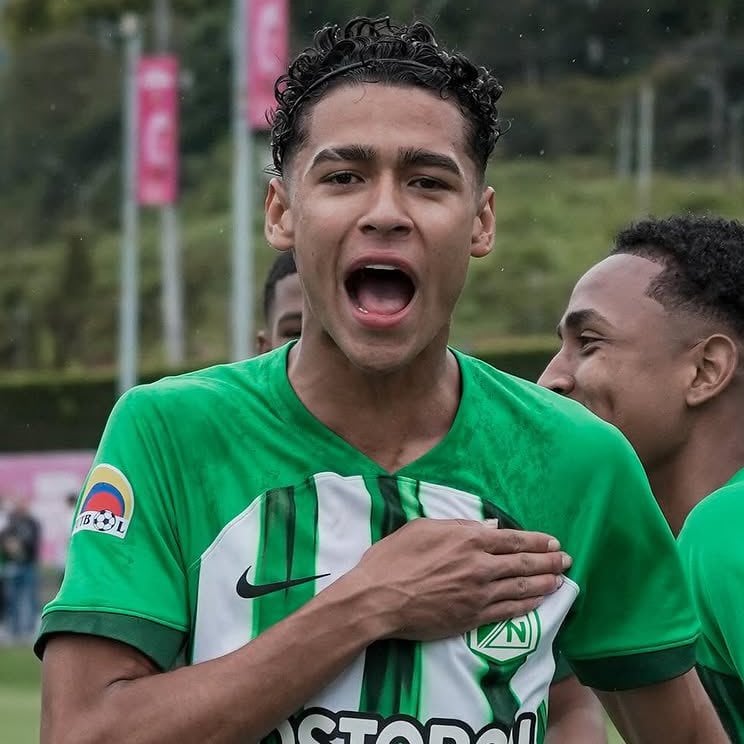 Zinedine Zidane Bedoya es canterano de Atlético Nacional- crédito @juandl84/X