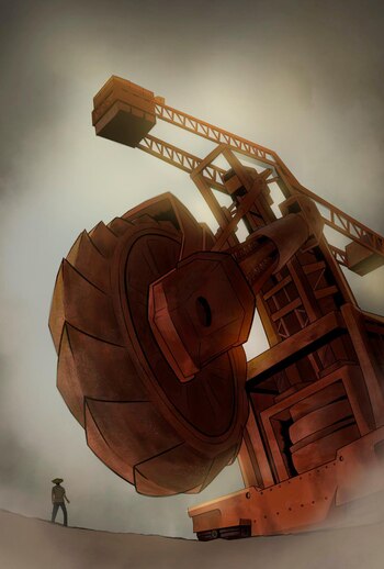 Ilustración interior de la adaptación