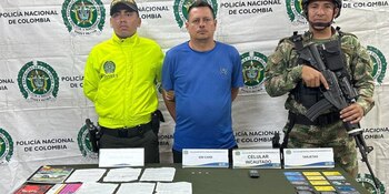 El criminal fue capturado en flagrancia - crédito Policía de Barranquilla