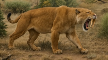 Un estudio reveló las enfermedades que afectaron a los tigres dientes de sable antes de su extinción