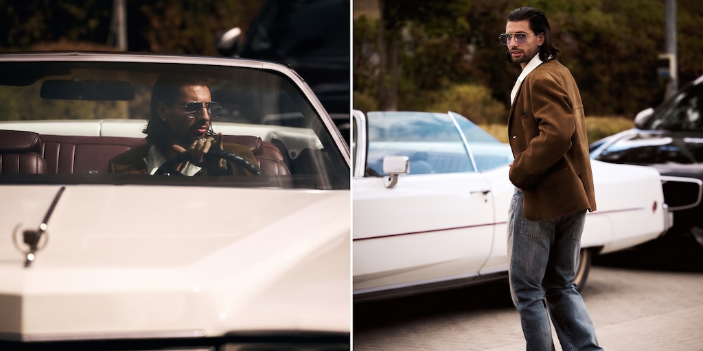 Bordo de un Cadillac de 1970 y con un llamativo look: así llegó una figura del Liverpool a su país para disputar las fechas FIFA